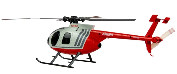 25354 Hughes MD500 Helikopter Militär 4-Kanal 6G RTF Zivil